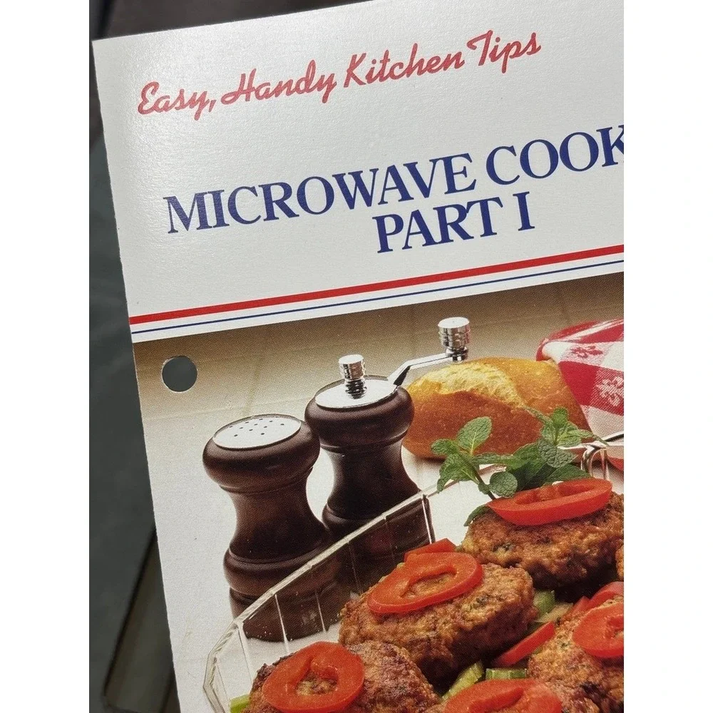 Vintage Great‎ American Recipes Card Collection Box Set 1988 Microwave Cooking
